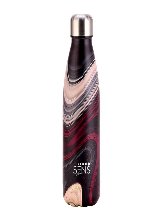 SENS Hydra Pearl Stainless Steel 500ml Bottle Hot or Cold up to 24 Hours | Leak Proof, BPA Free, Eco-Friendly |Travel |Office |Home | Galaxy - Image 1